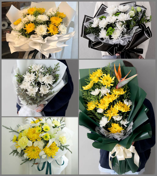 安徽芜湖市南陵县家发镇滨玉村白事花束代送